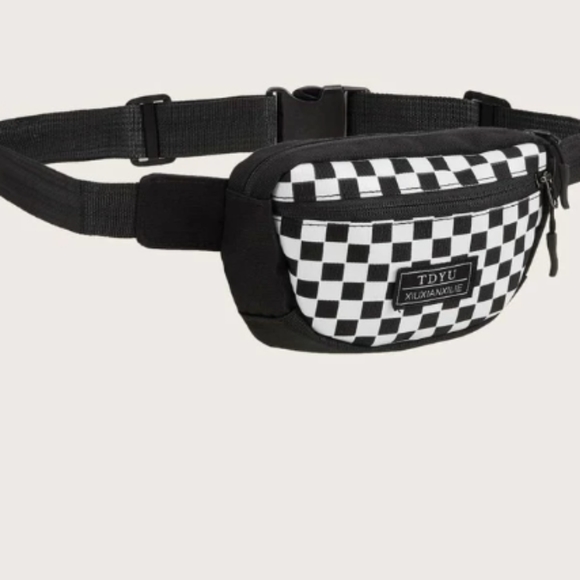 None Handbags - 💞Checkered fanny pack💞